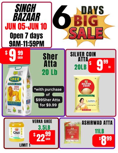 Singh Bazaar Flyer June 5 to 10