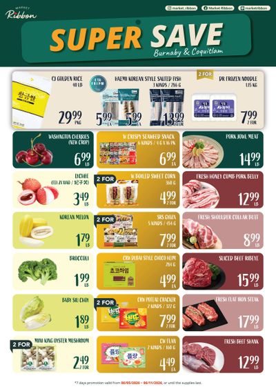 Market Ribbon Flyer June 5 to 11