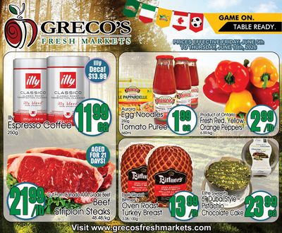 Greco's Fresh Market Flyer June 5 to 18