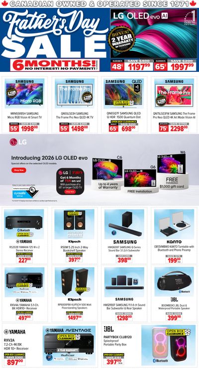 2001 Audio Video Flyer June 5 to 11