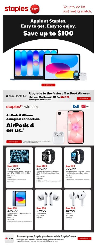 Staples Flyer June 5 to 11