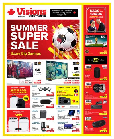 Visions Electronics Flyer June 5 to 11