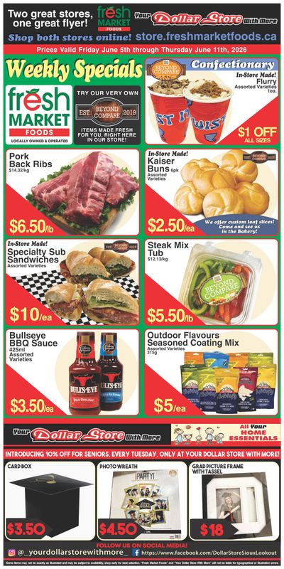 Fresh Market Foods Flyer June 5 to 11