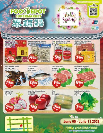 Food Depot Supermarket Flyer June 5 to 11