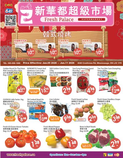 Fresh Palace Supermarket Flyer June 5 to 11