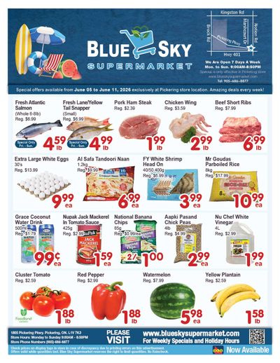 Blue Sky Supermarket (Pickering) Flyer June 5 to 11 