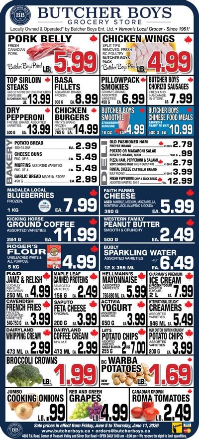 Butcher Boys Grocery Store Flyer June 5 to 11