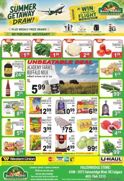 Sabzi Mandi Supermarket (Calgary) Flyer June 5 to 10