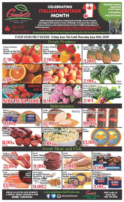 Galati Market Fresh Flyer June 5 to 18