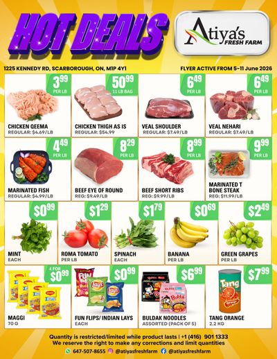 Atiya's Fresh Farm Flyer June 5 to 11