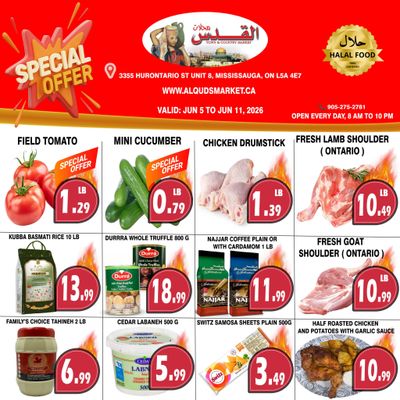Al-Quds Supermarket Flyer June 5 to 11