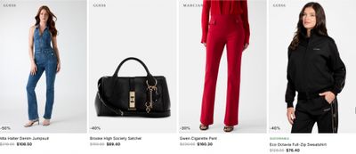 GUESS & GUESS Factory Canada: Mid-Season Sale up to 50% off