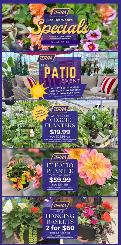 Terra Greenhouses Flyer June 5 to 11
