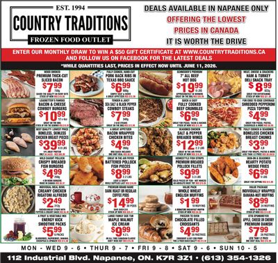 Country Traditions Flyer June 4 to 11