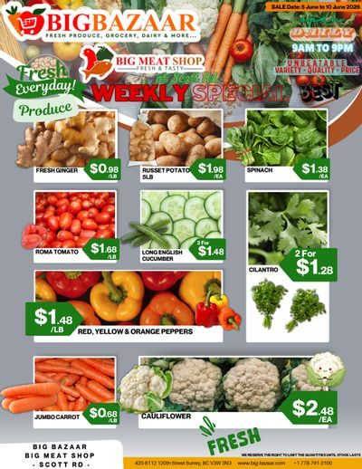 Big Bazaar Canada Flyer June 5 to 10
