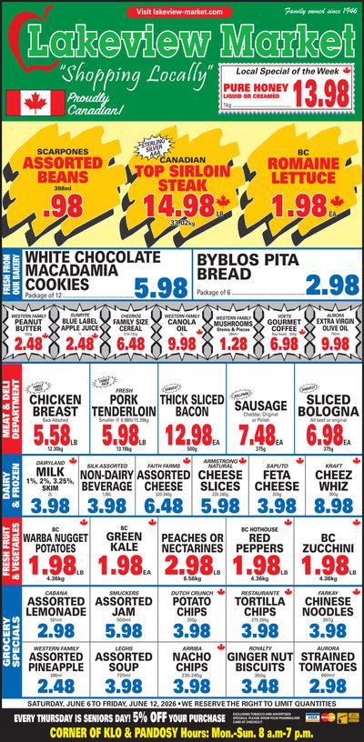Lakeview Market Flyer June 6 to 12