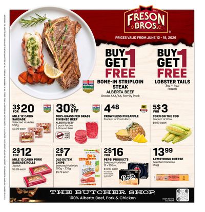 Freson Bros. Flyer June 12 to 18