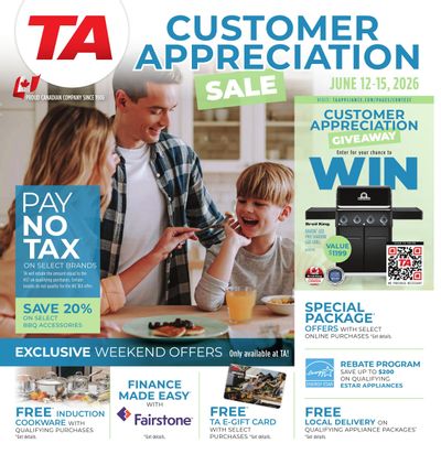 TA Appliances Flyer June 8 to 15
