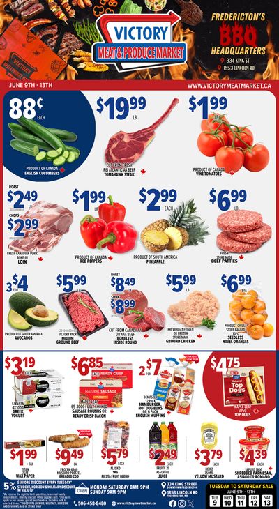 Victory Meat Market Flyer June 9 to 13