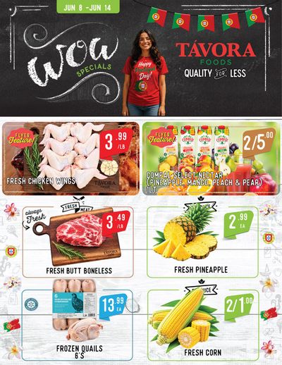 Tavora Foods Flyer June 8 to 14
