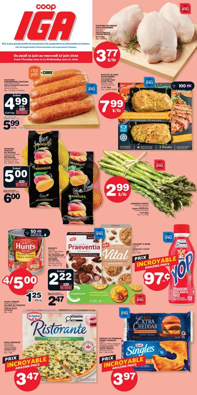 Coop IGA (QC) Flyer June 11 to 17