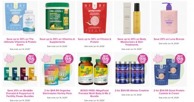 Well.ca: Ultimate Vitamins and Protein Event up to 30% Off + Weekly Deals