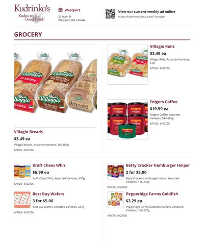 Kudrinko's Flyer June 9 to 22