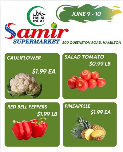 Samir Supermarket (Hamilton) Flyer June 9 and 10
