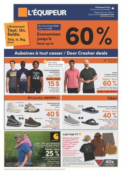 L'Équipeur Flyer June 11 to 24