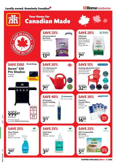 Home Hardware (BC) Flyer June 11 to 17