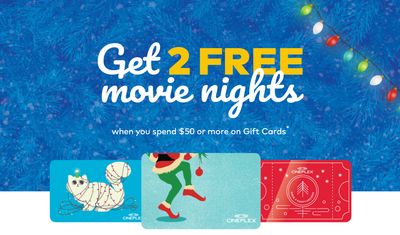 Cineplex Canada Holiday Gift Bundle Promo: 2 FREE Movie Nights