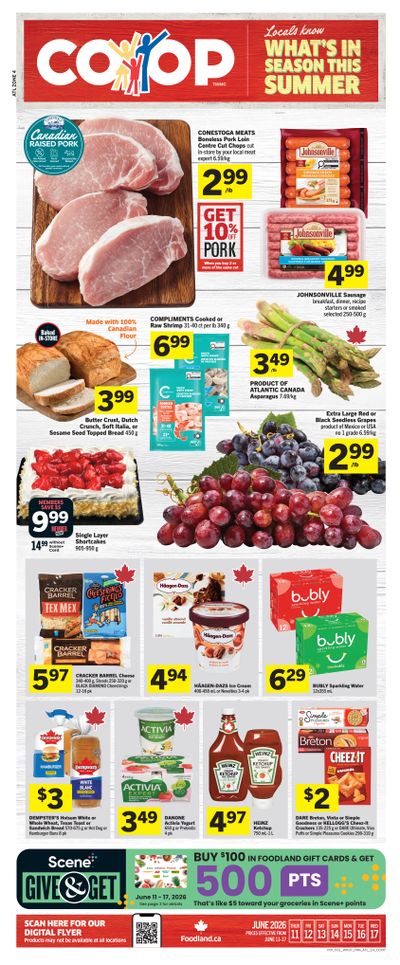 Foodland Co-op Flyer June 11 to 17
