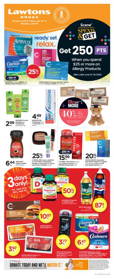 Lawtons Drugs (NS) Flyer June 12 to 18