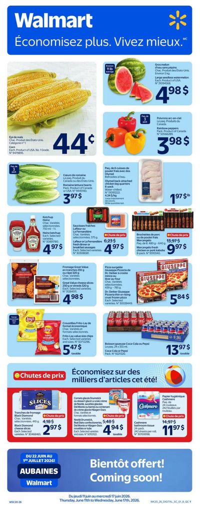 Walmart (QC) Flyer June 11 to 17
