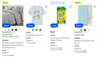 Walmart Canada Clearance Sale Deals: Shower Curtains for $2.00, Westinghouse Electric Digital Kettle for $9.00