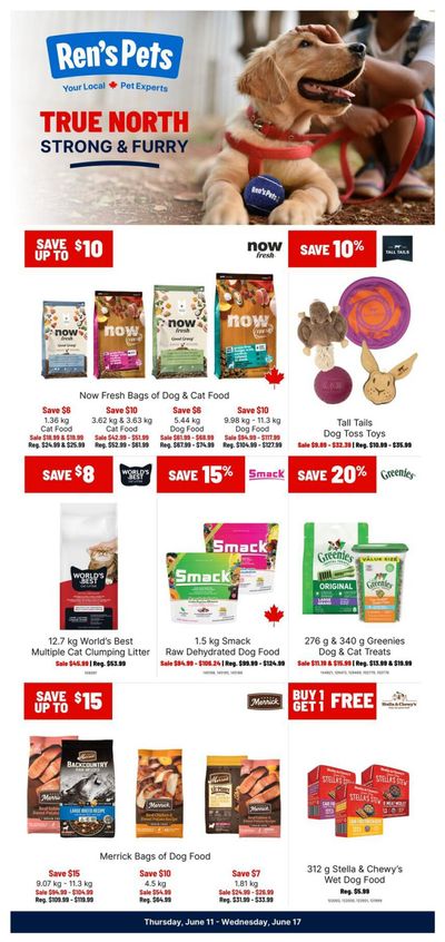 Ren's Pets Flyer June 11 to 17