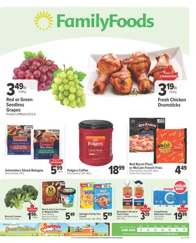 Family Foods Flyer June 11 to 17