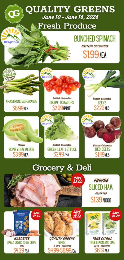 Quality Greens Flyer June 10 to 16