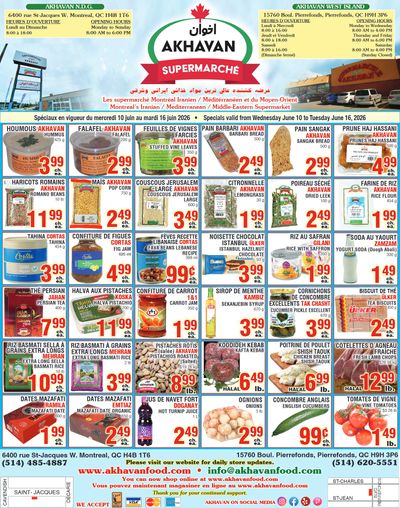 Akhavan Supermarche Flyer June 10 to 16