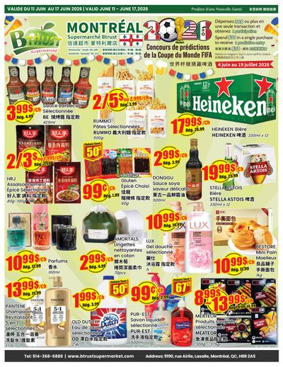 Btrust Supermarket (Montreal) Flyer June 11 to 17