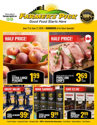 Farmer's Pick Flyer June 11 to 17