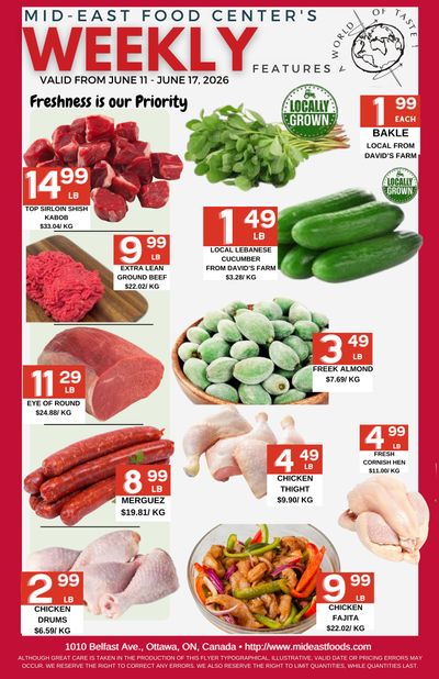 Mid-East Food Centre Flyer June 11 to 17