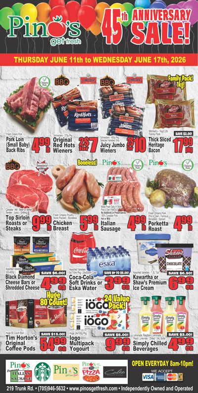 Pino's Flyer June 11 to 17