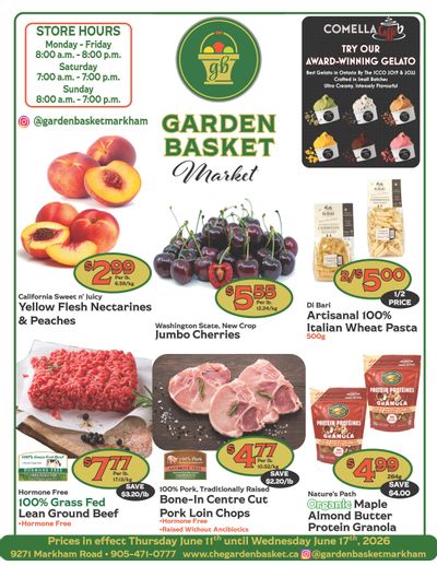 The Garden Basket Flyer June 11 to 17