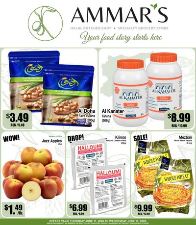 Ammar's Halal Meats Flyer June 11 to 17