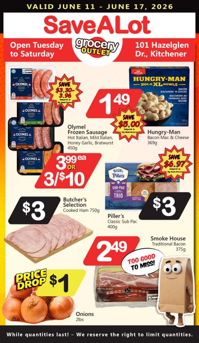 SaveALot Grocery Outlet Flyer June 11 to 17