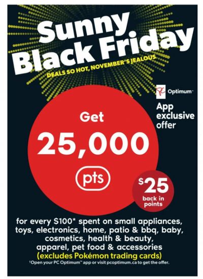 Real Canadian Superstore Ontario: 25,000 PC Optimum Points For Every $100 Spent On General Merchandise June 11th -17th