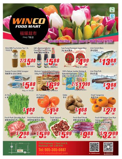 WinCo Food Mart (HWY 7) Flyer June 11 to 17