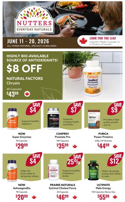 Nutters Everyday Naturals Flyer June 11 to 20