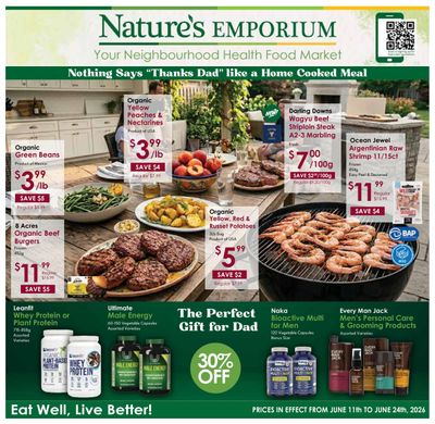 Nature's Emporium Bi-Weekly Flyer June 11 to 24